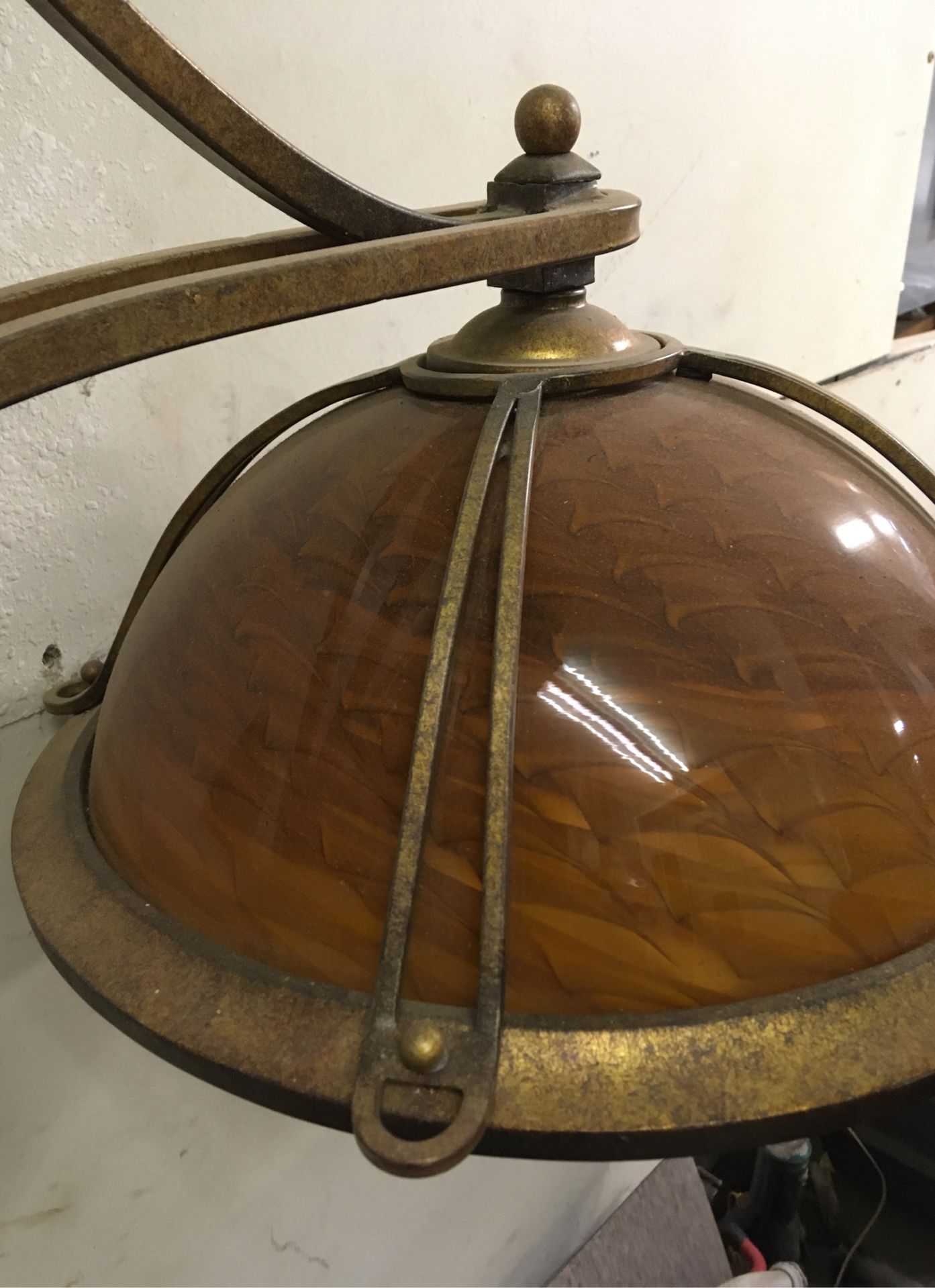 One of a kind hanging light made for a custom house never installed over 800.00 to make