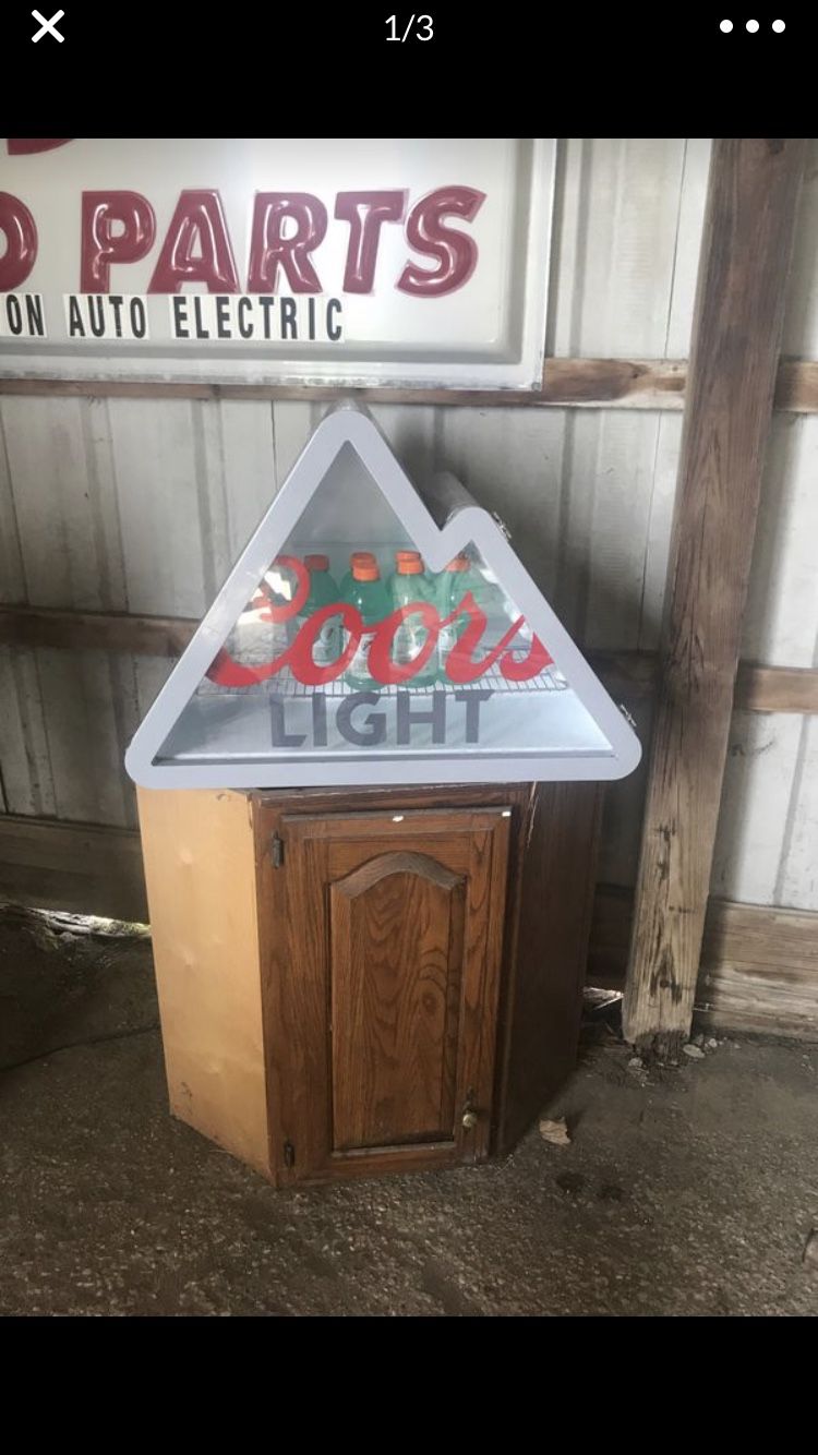 Coors light mini fridge