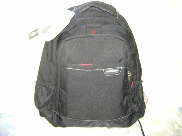 Swiss gear black 15” laptop backpack for work or school