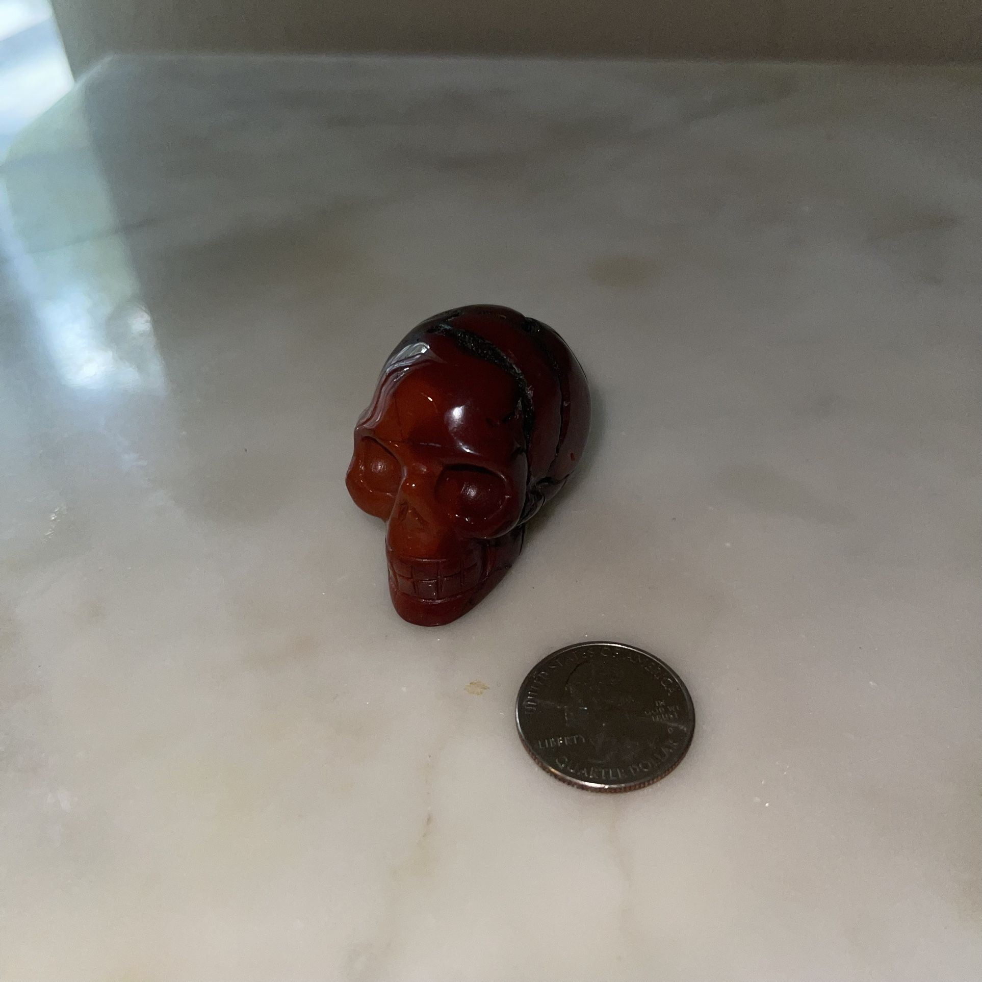 Red Jasper Skull 💀 