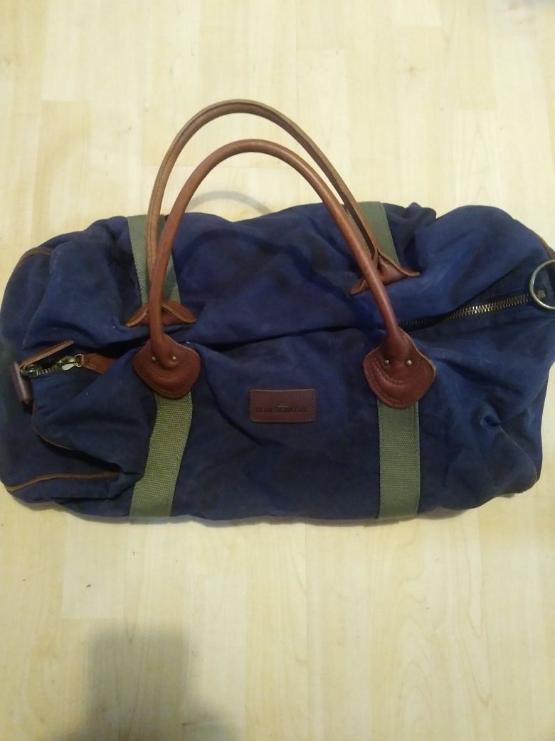 LL Bean Waxed Canvas Duffle bag weekender