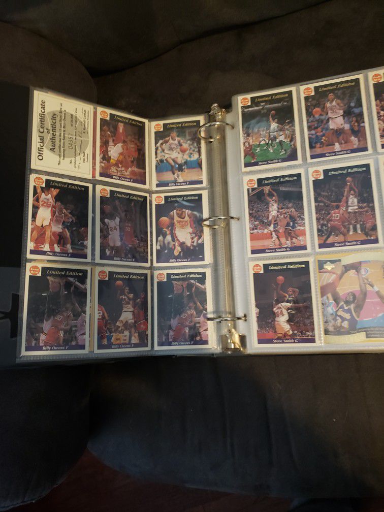Book of 90s basketball cards