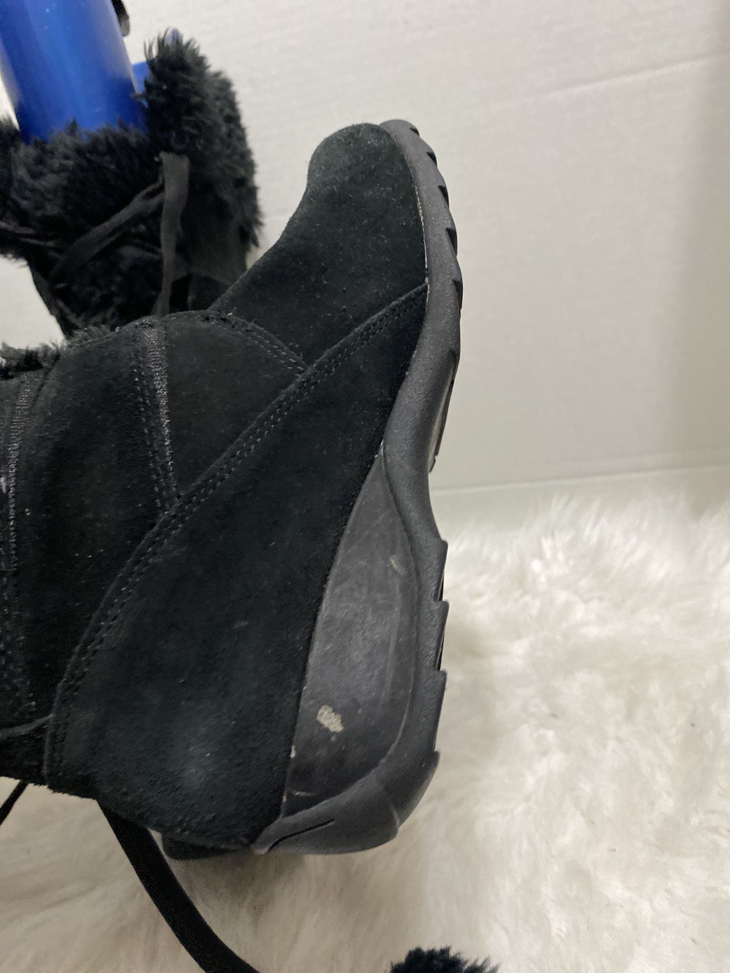 Sporto Waterproof Chelsea Fur Black Boots Women’s Size 6.5