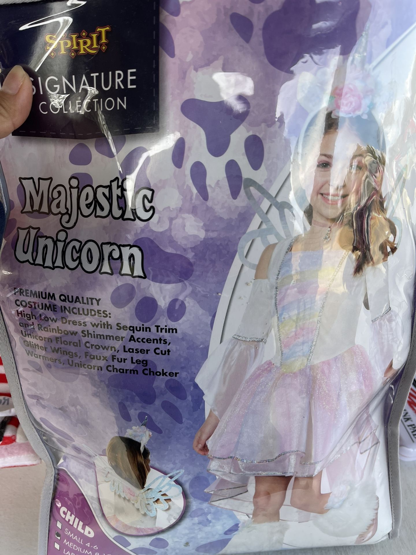 Disfraz De Unicornio Y Canasta