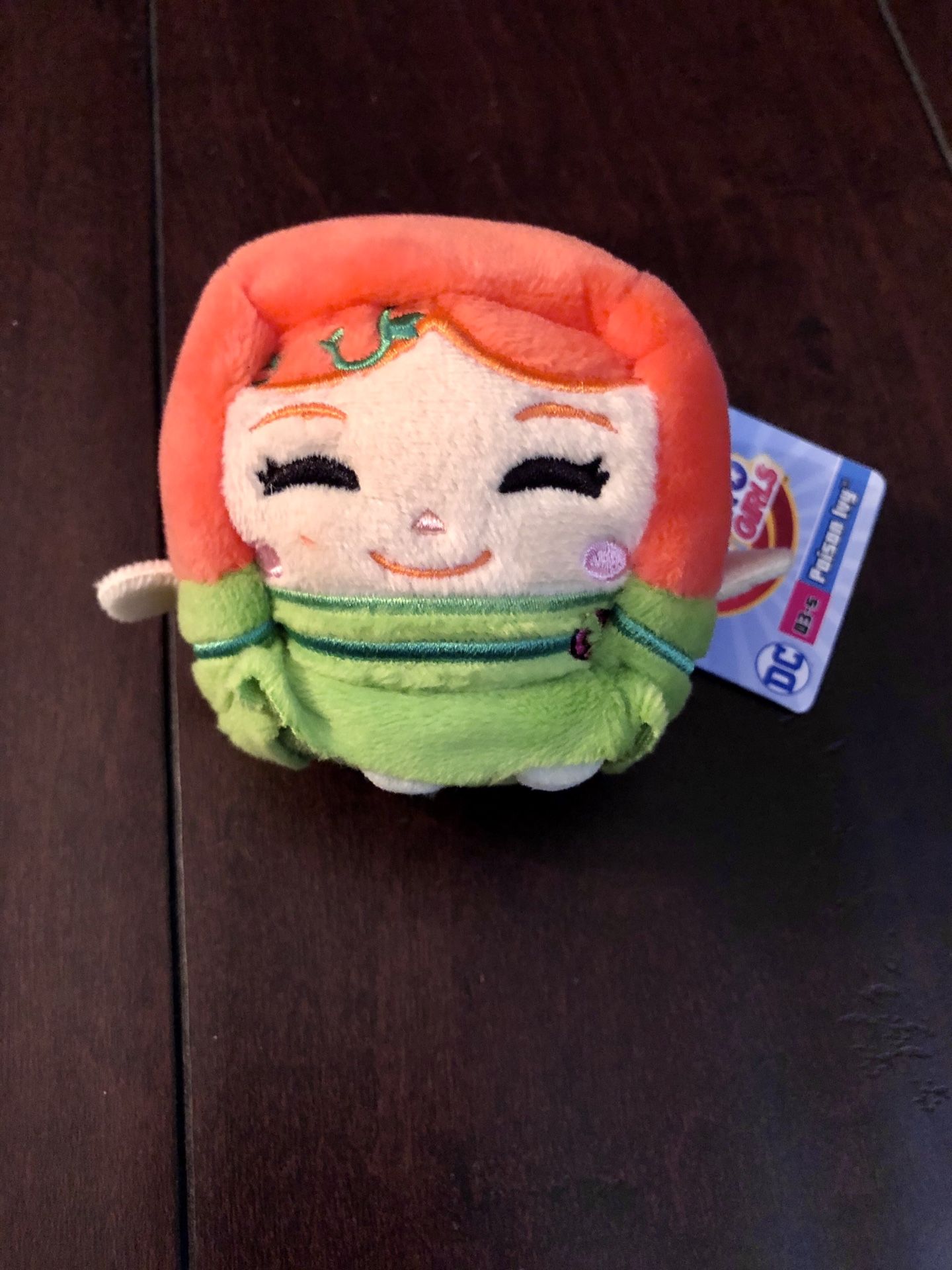 DC Super Hero Girls, Poison Ivy, Kawaii Cubes 2” Plush