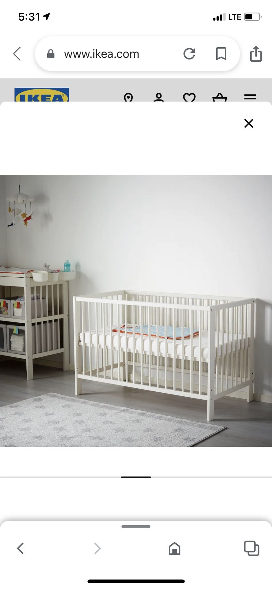 Crib With Mattress