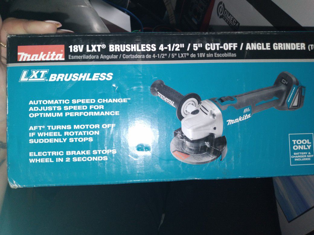 LXT Brushless 5"inch Cutoff Angle Grinder