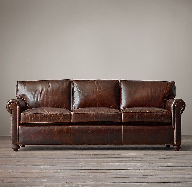 Restoration Hardware Rh Original, Rh Leather Sofa Lancaster