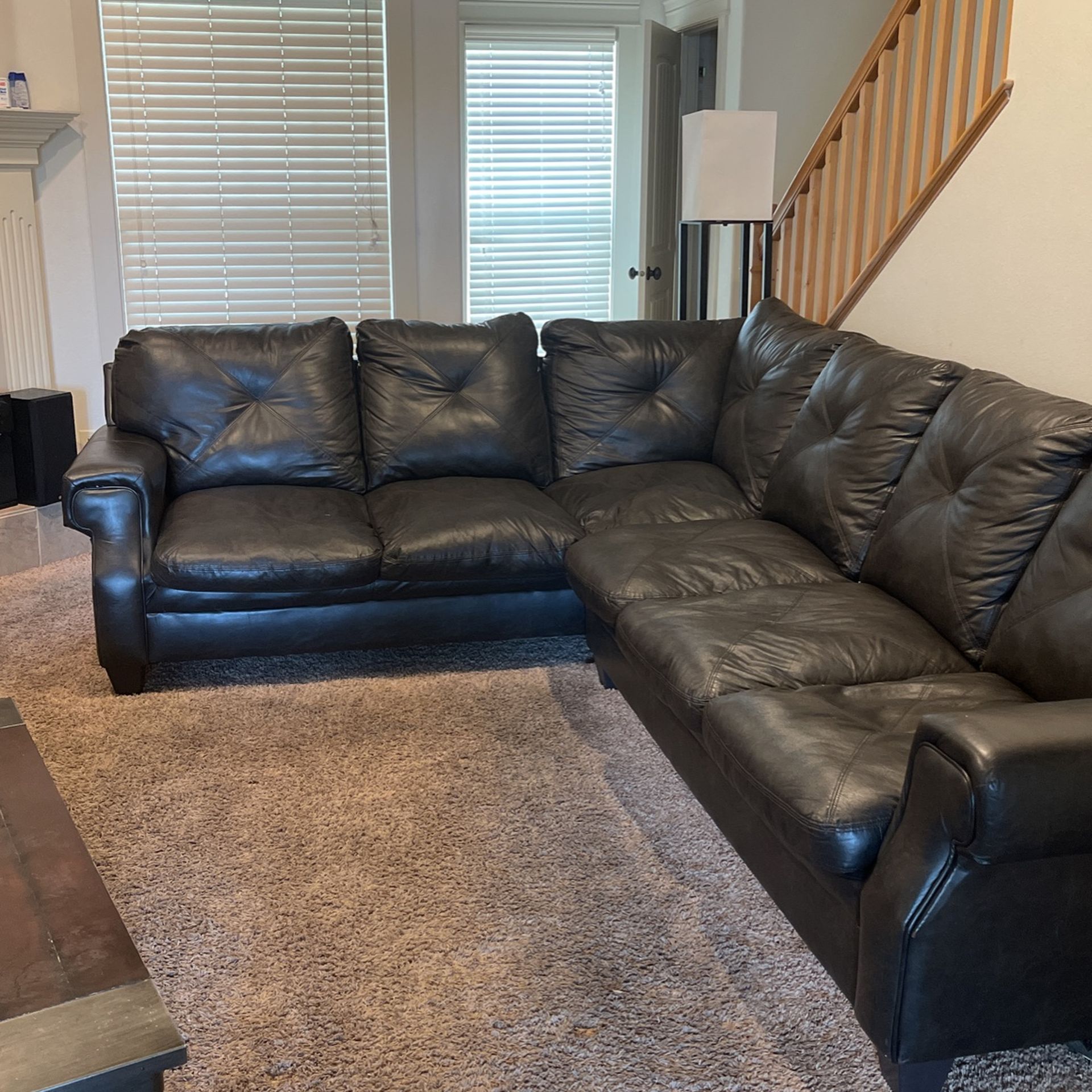Leather Sectional