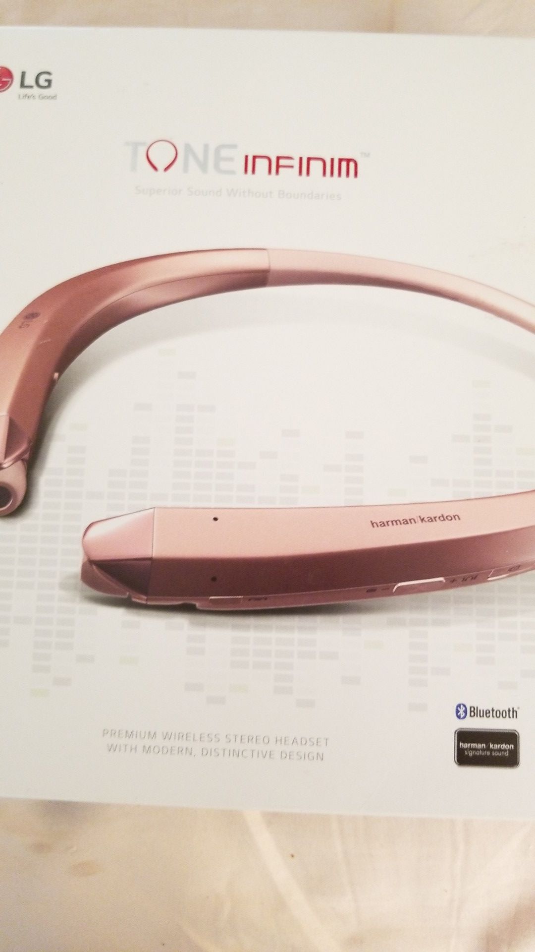 LG Tone Infinim headphones