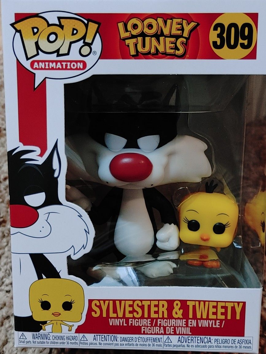 Looney Tunes Sylvester & Tweety Bird Funko Pop