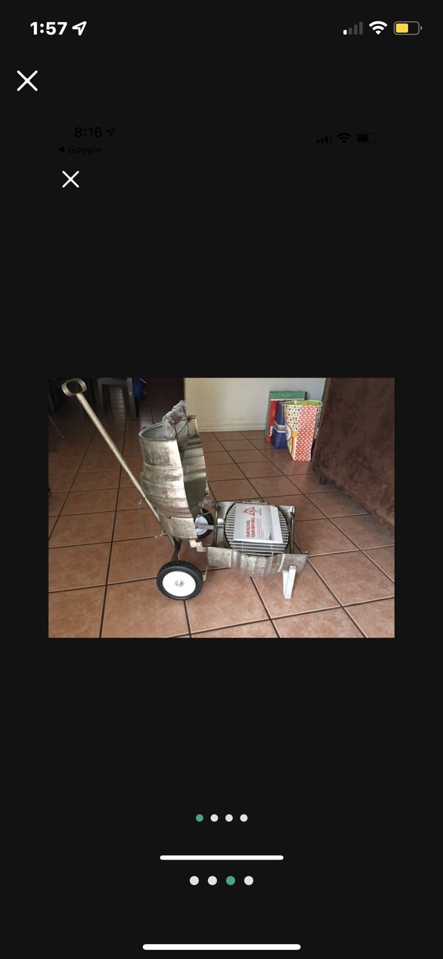 Grill Coors light quarter keg