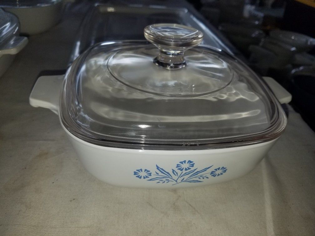 Vintage Corningware classic Blue Cornflower baking dishes 13 pcs see last photo for list of included A82Z081