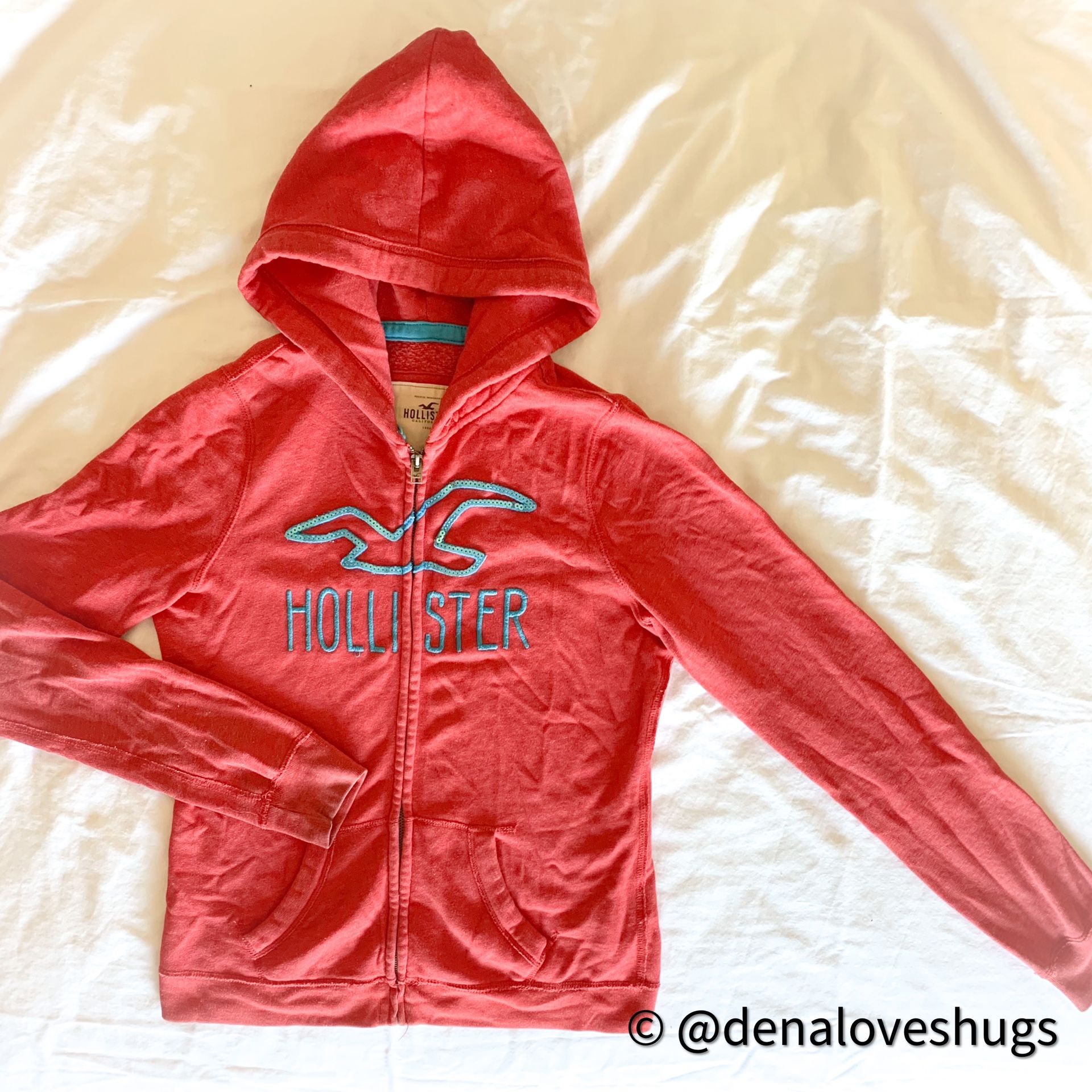 Vintage Hollister Zip Up Hoodie