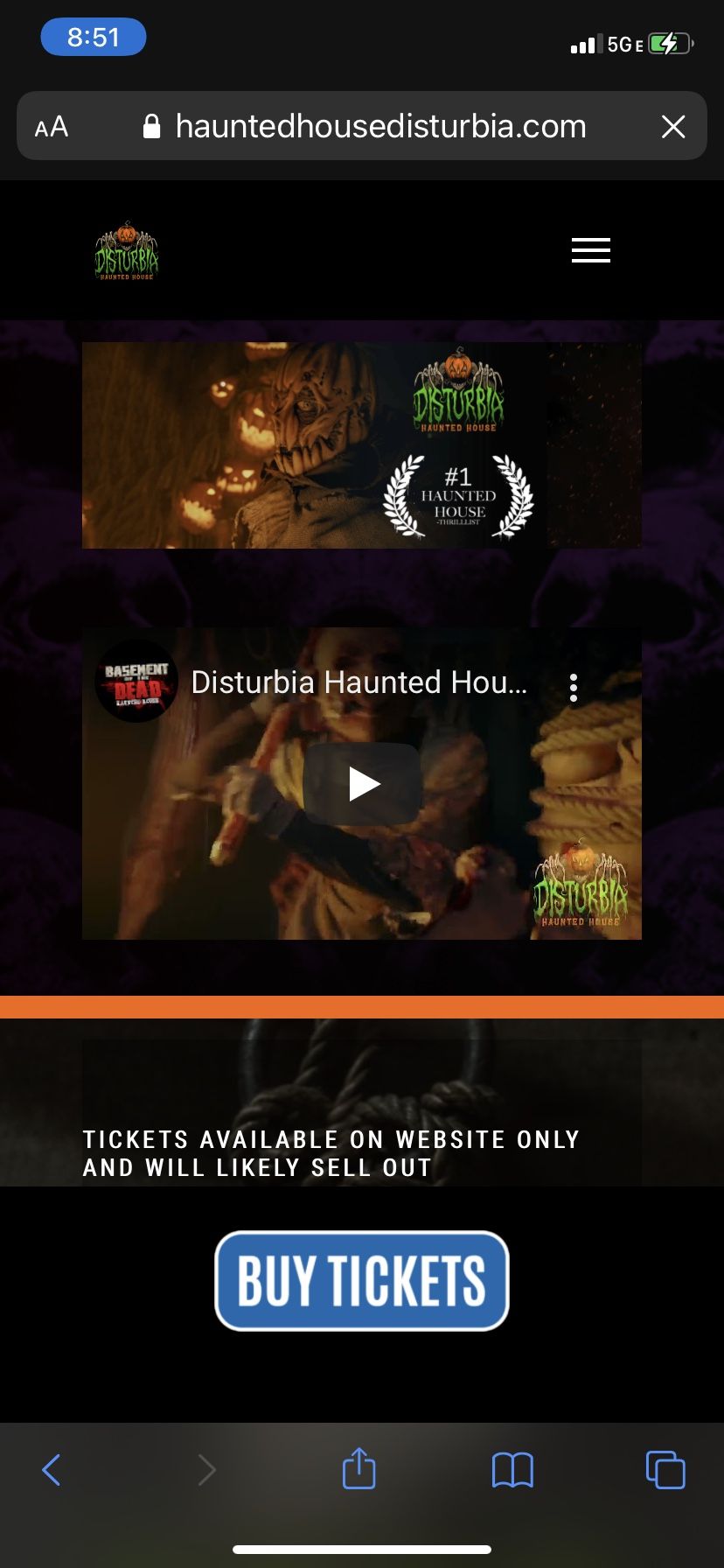 VIP Haunted House tix