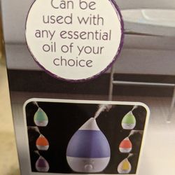 Aroma Diffuser, Humidifier, Air Purifier, Ionizer and Moisturizer - New In Box Thumbnail