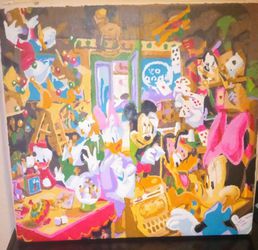 Mickey Mouse Party Hand Painted Thumbnail