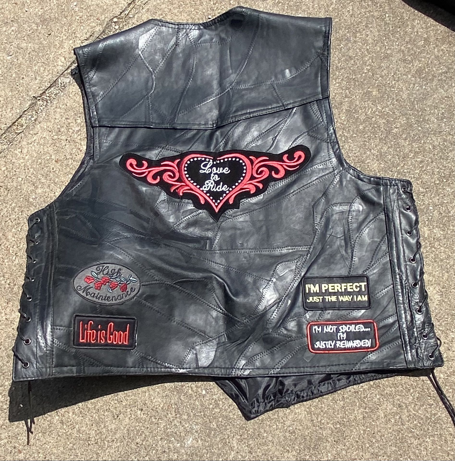 Harley Davidson Men’s Leather Vest XL