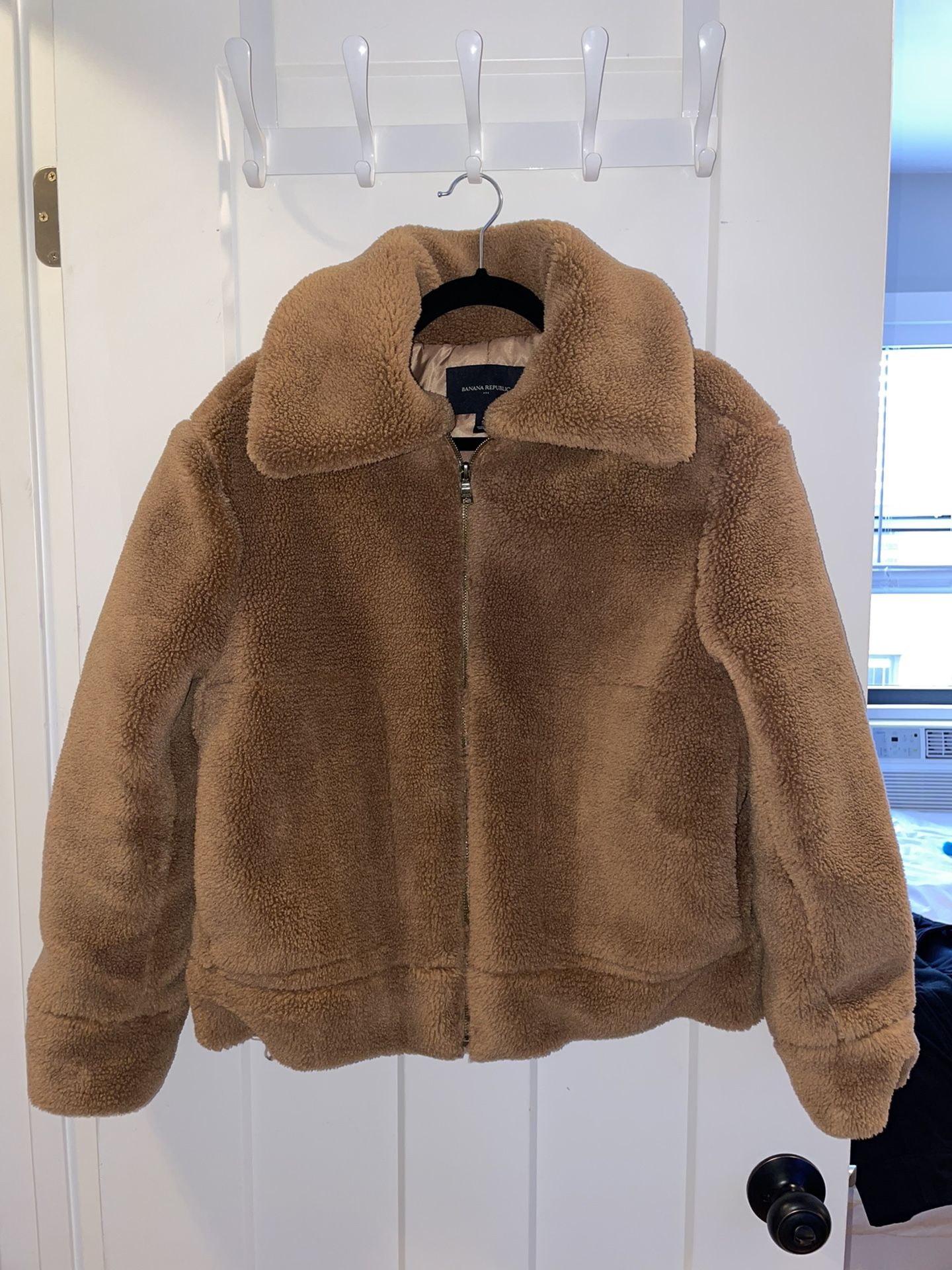 Teddy Bomber, Womens Size S, Banana Republic