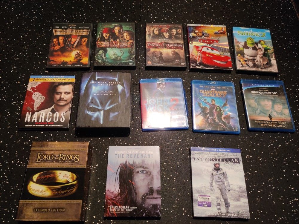 Blu ray DVD movies tv shows