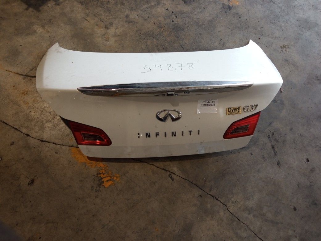 Trunk Lid For 2012 Infiniti G37 Stock 54878