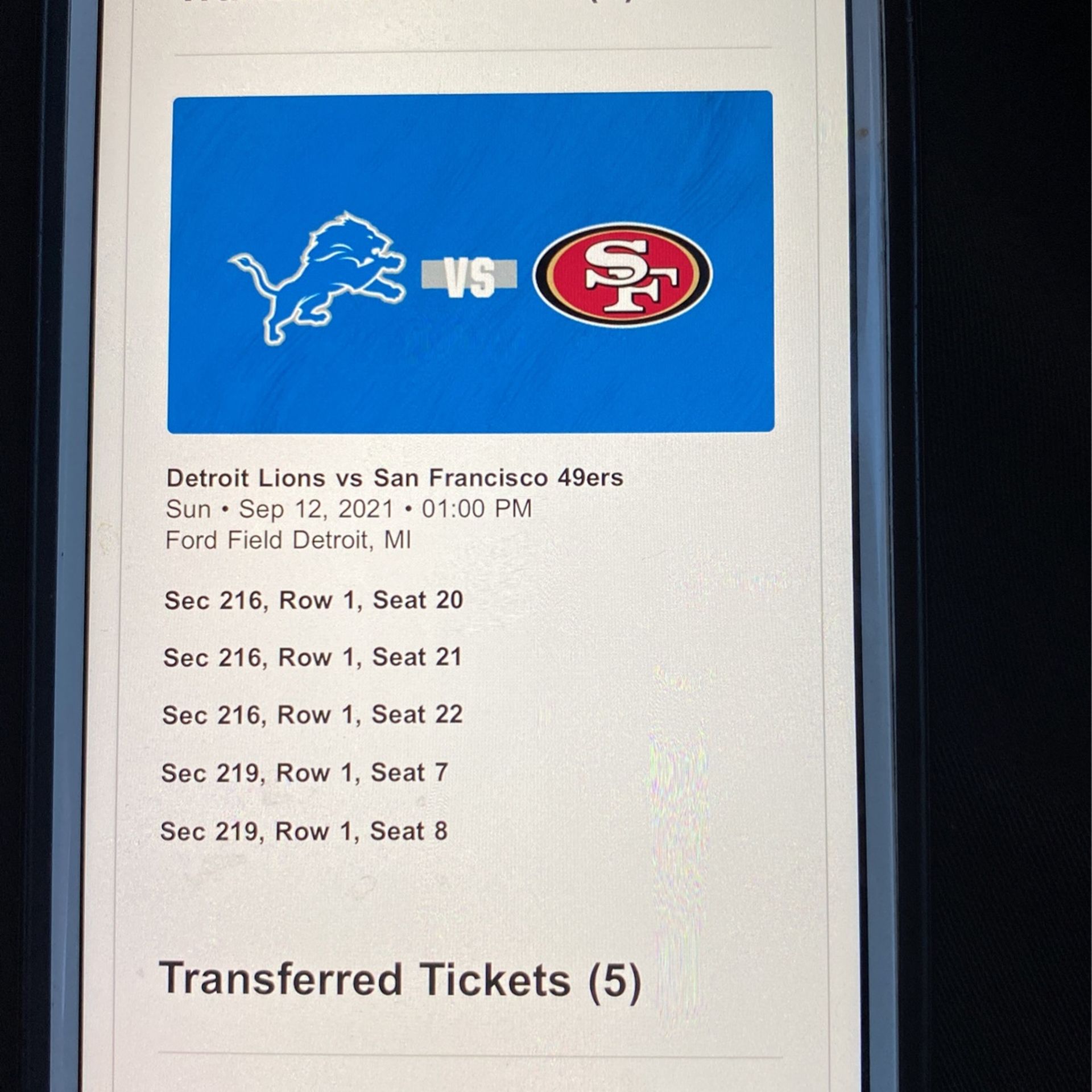 Detroit Lions Tickets