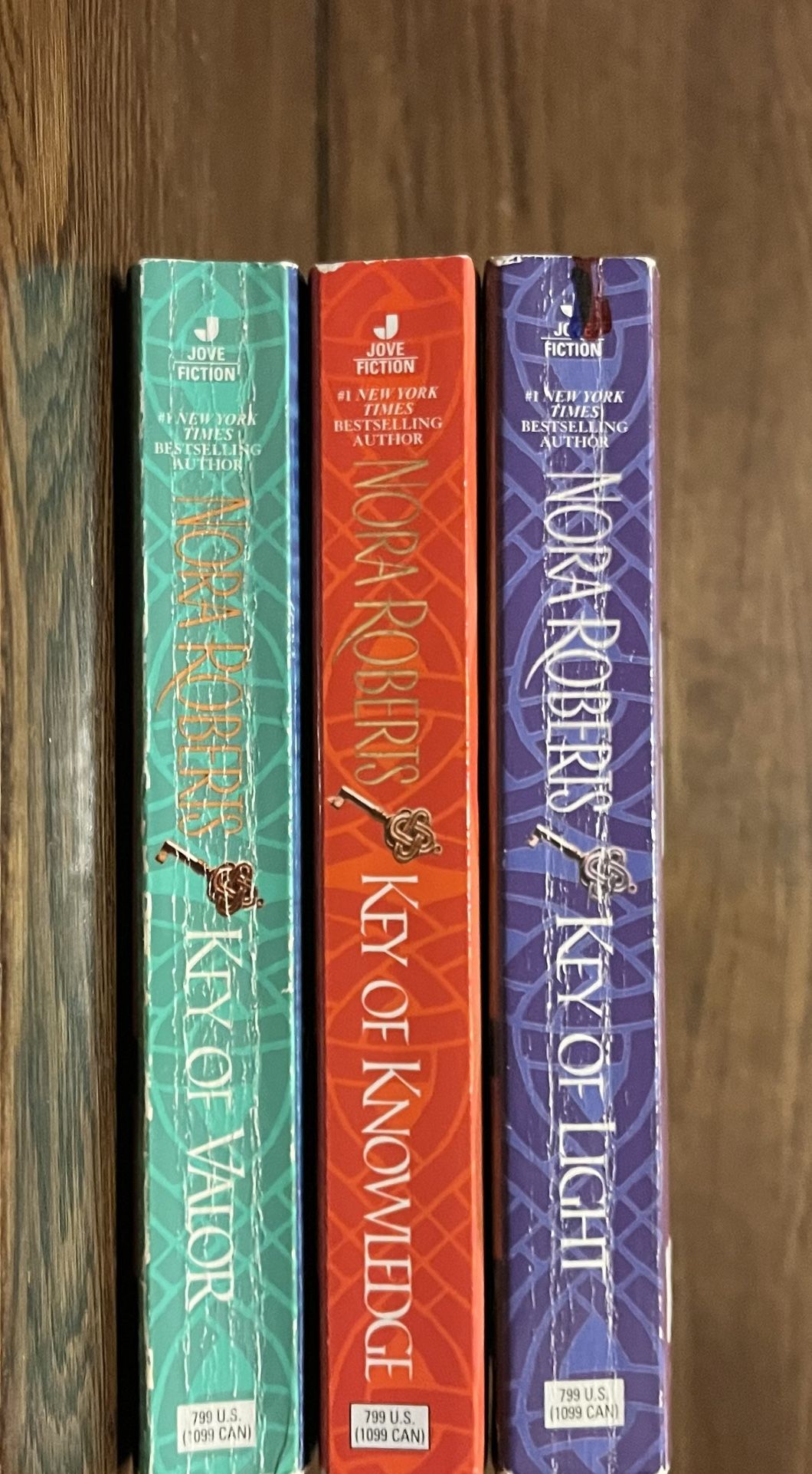COMPLETE "KEY TRILOGY" by Nora Roberts (Lot of 3 Books)