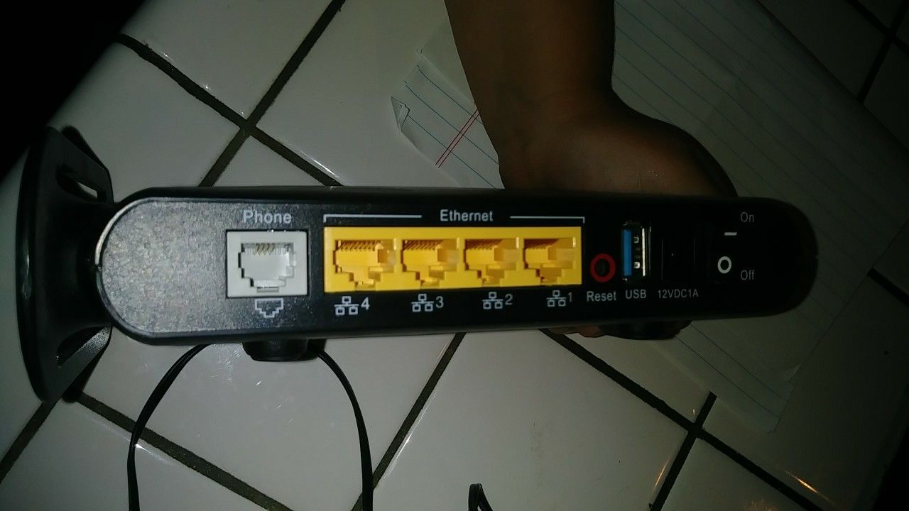 Verizon DSL Modem & power supply