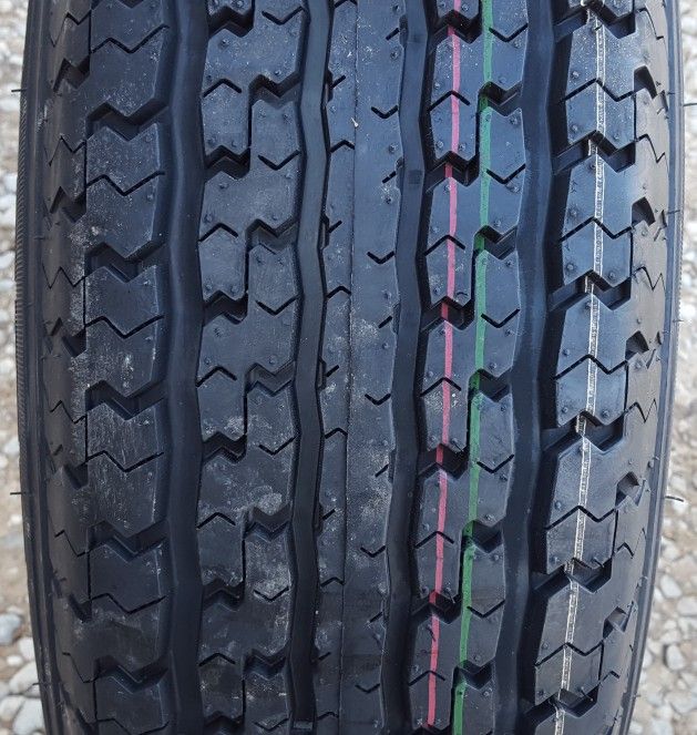 Chrome Blade Trailer Wheels and Tires 15" 6 Lug with 225/75/R15 10 Ply Mastertrack for Sale in