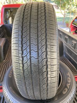 235-65-18 Pair 2tires Toyo Open Country 70%life 2019 Not Repairs Thumbnail