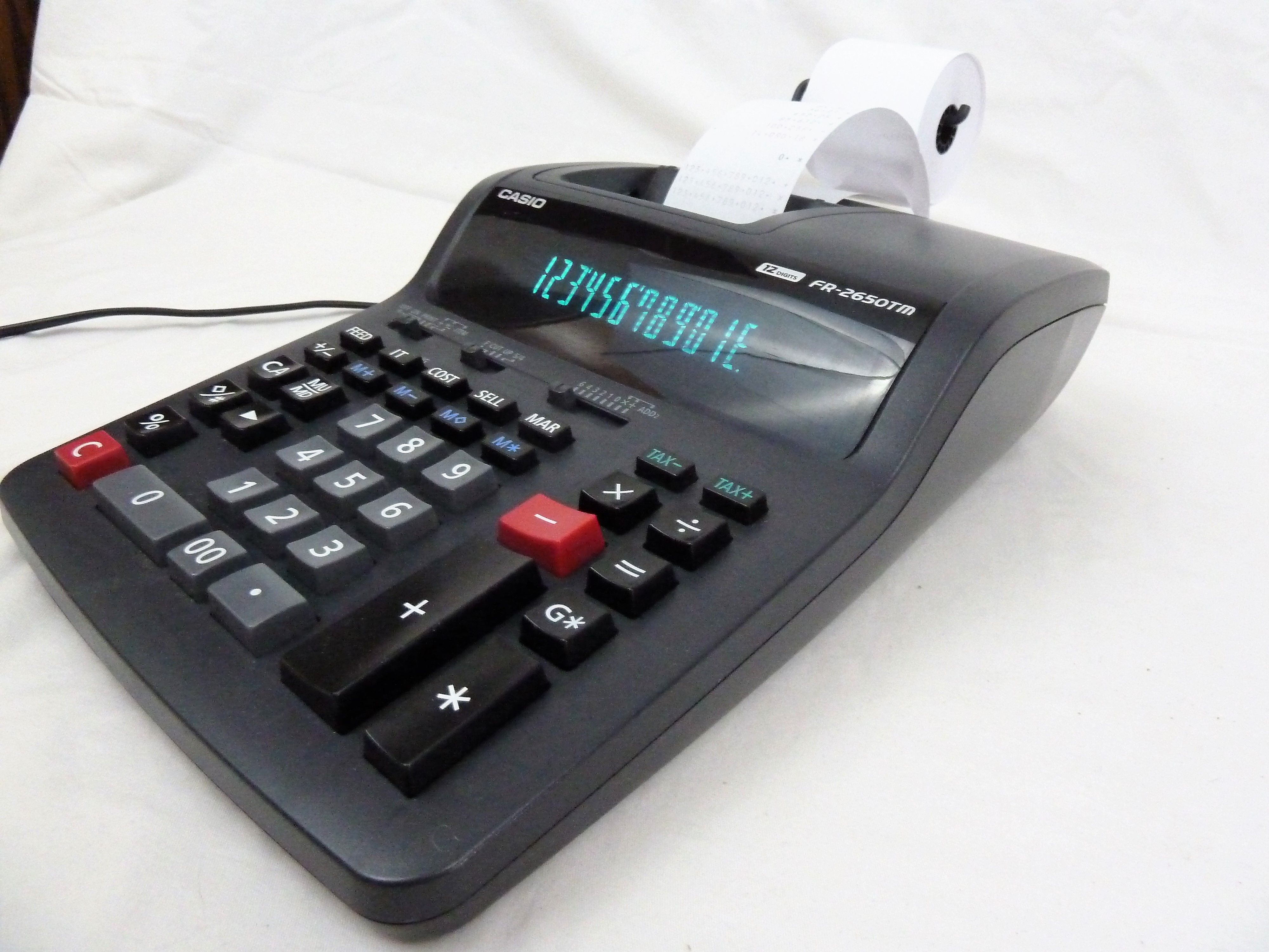 Casio fr 2650tm printing calculator for sale in avon by the sea nj