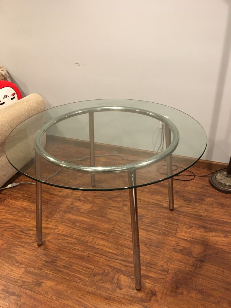 Ikea Glass Round Dining Table For, Ikea Glass Top Dining Table Round