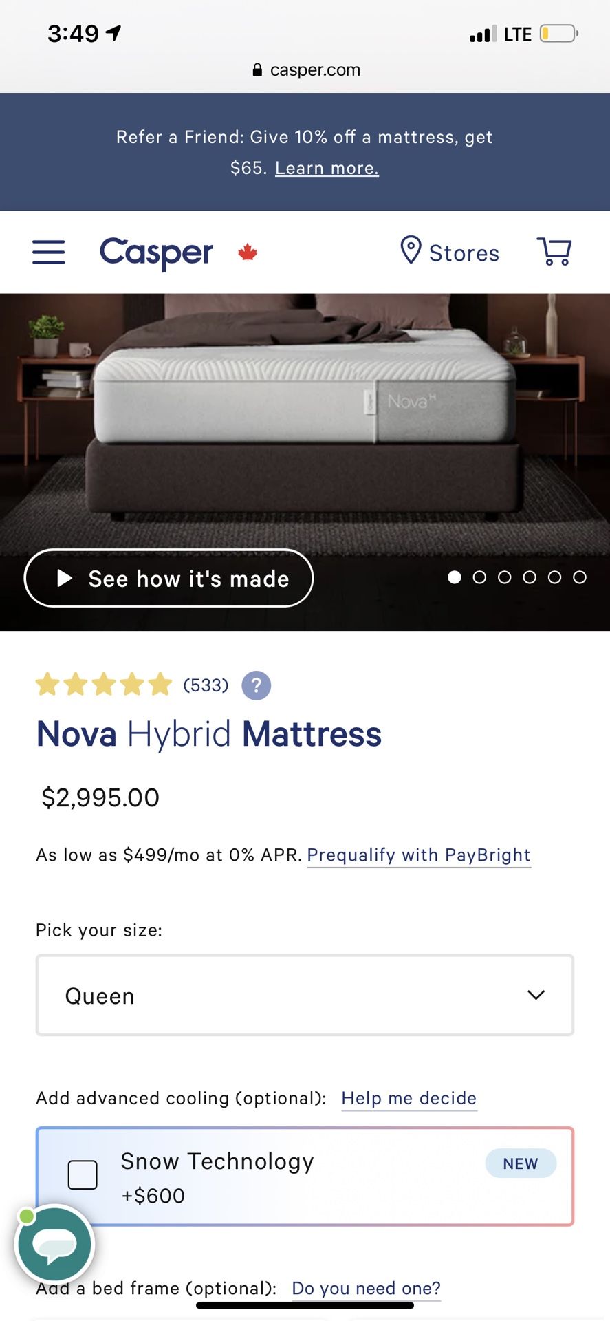 Casper Nova With Foundation