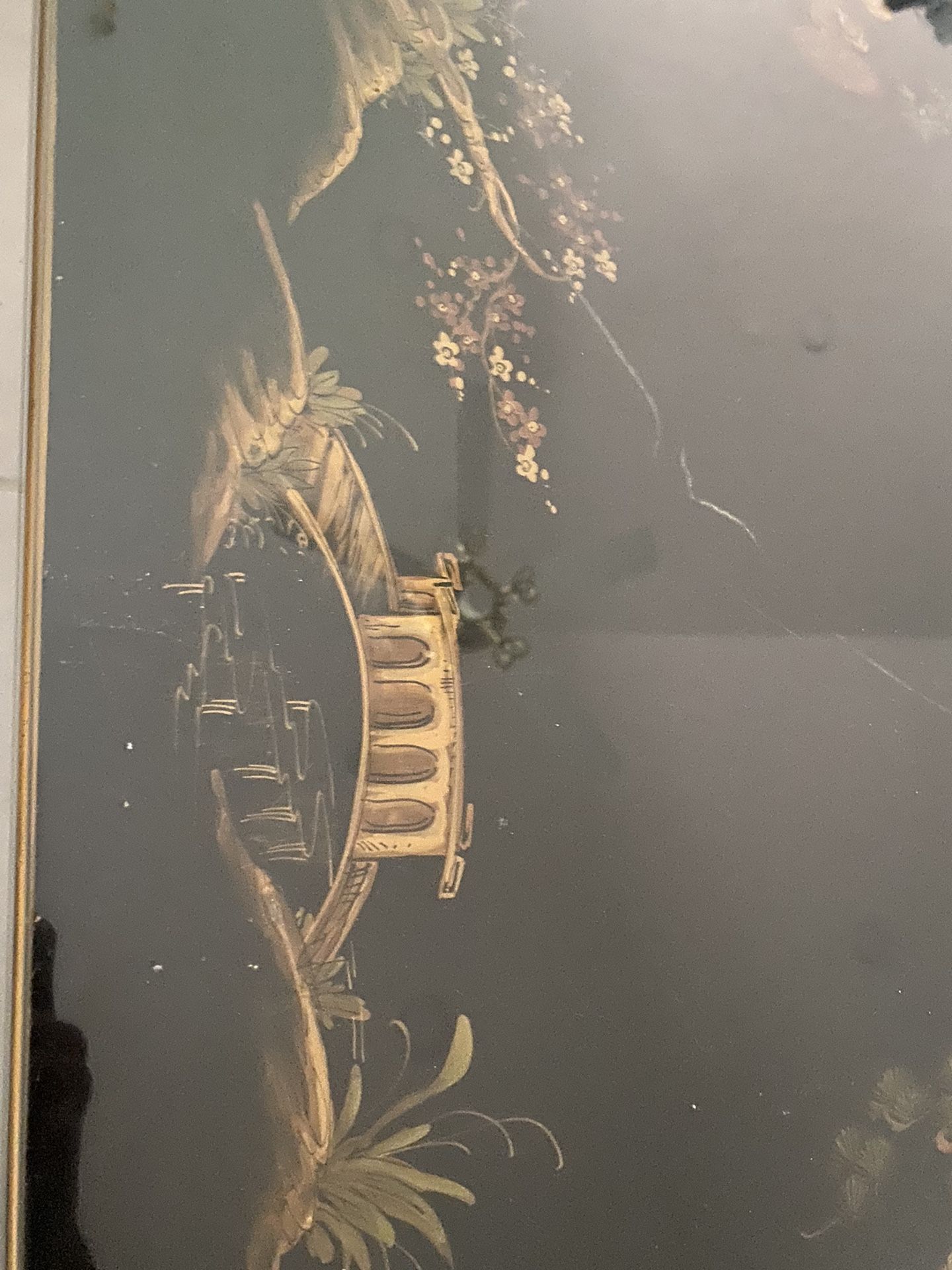 Oriental Coffee Table hand painted with a Glass protective top, in Excellent Condition asking $500. Obo Today…