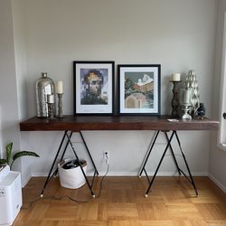 Reclaimed Wood Table/Desk/Decorative Shelf Thumbnail