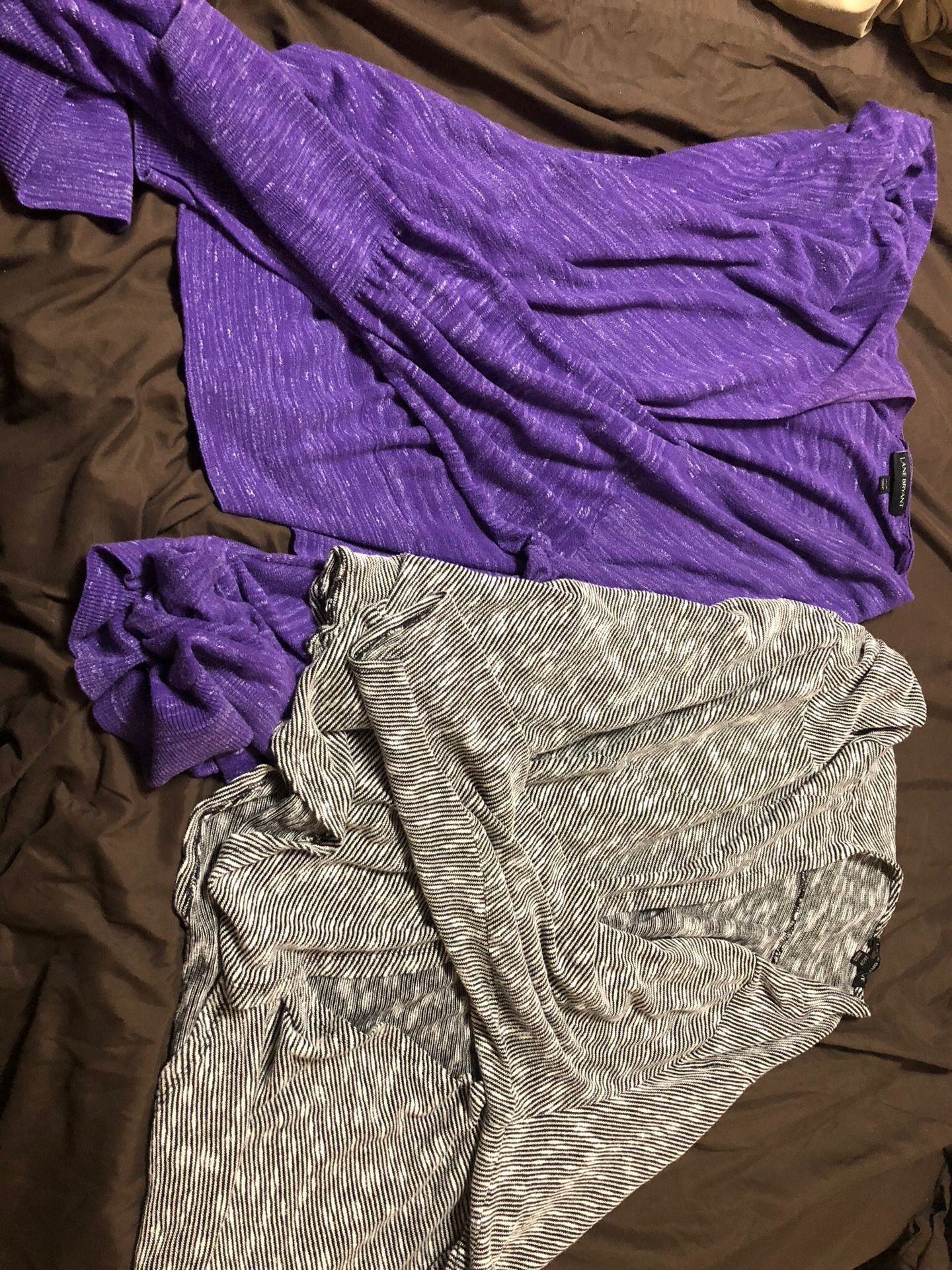 2 Lane Bryant Size 24/26 Cardigans