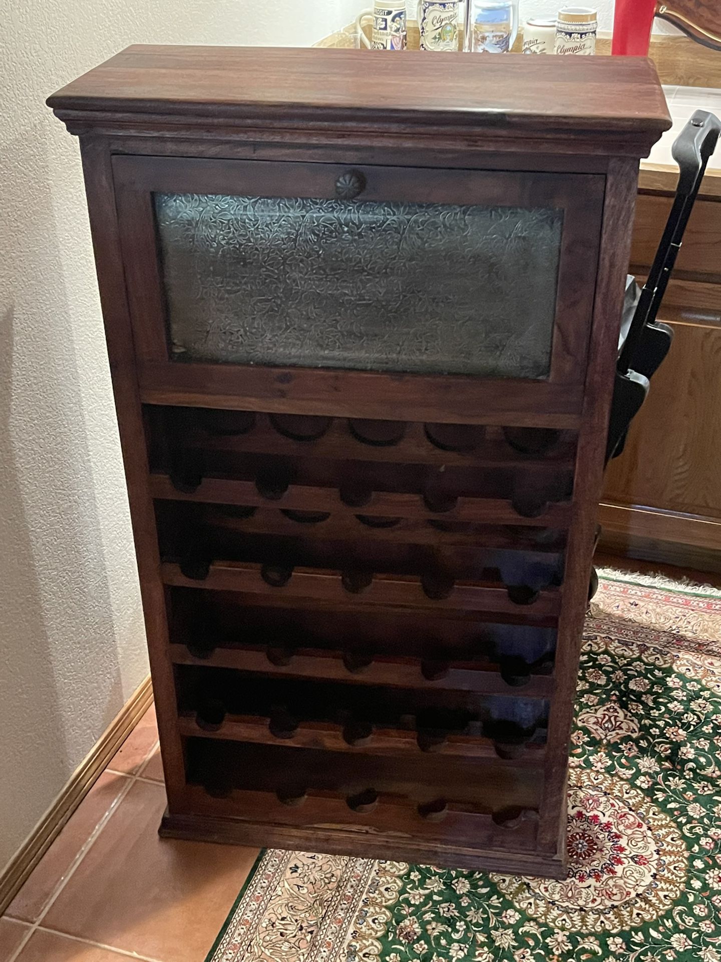 Bar Cabinet Hutch