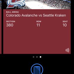 Colorado Avalanche vs Seattle Kraken 10/21 x 3 Tickets Thumbnail