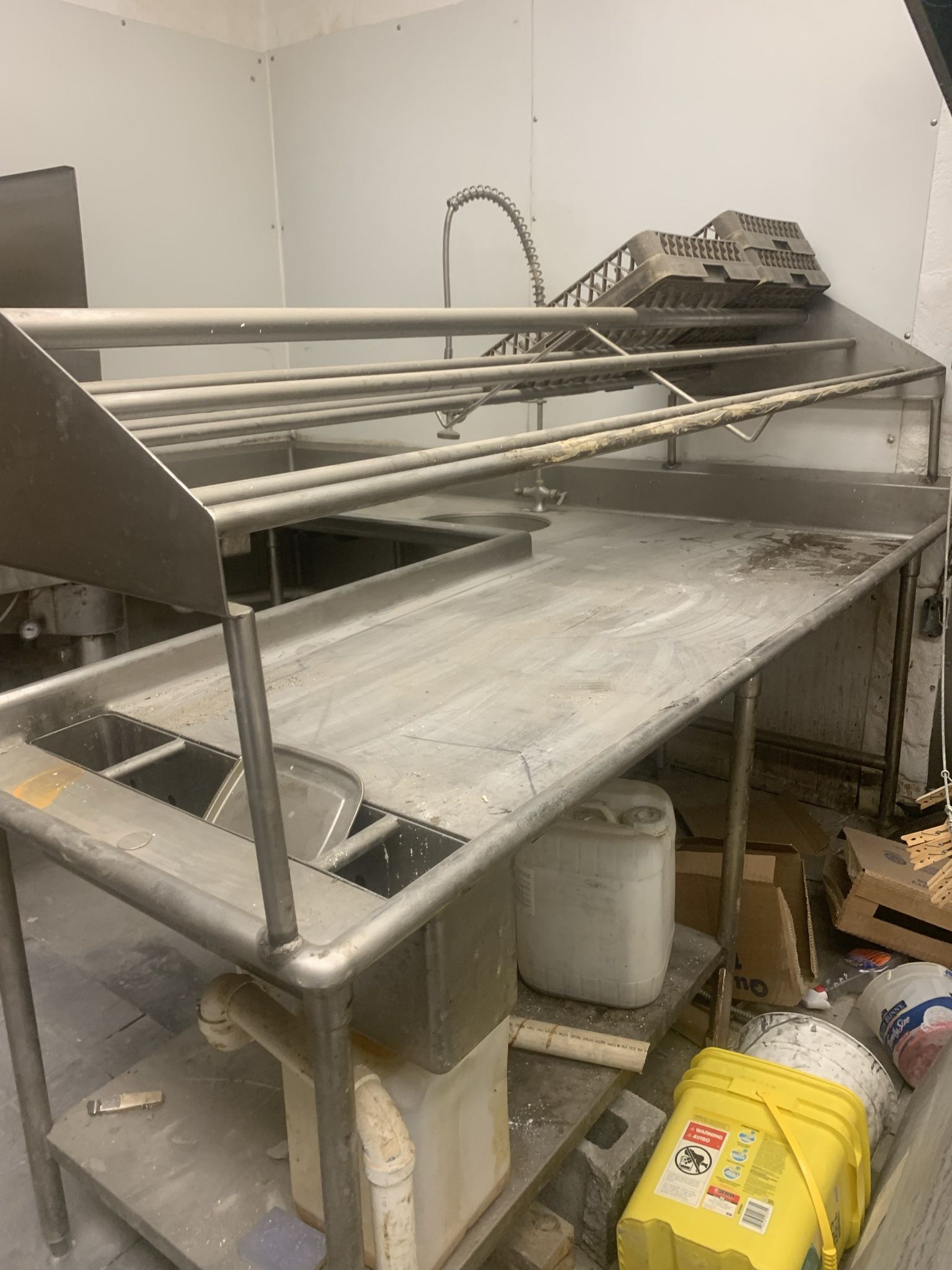 Commercial Dishwasher Table And Drying Rack