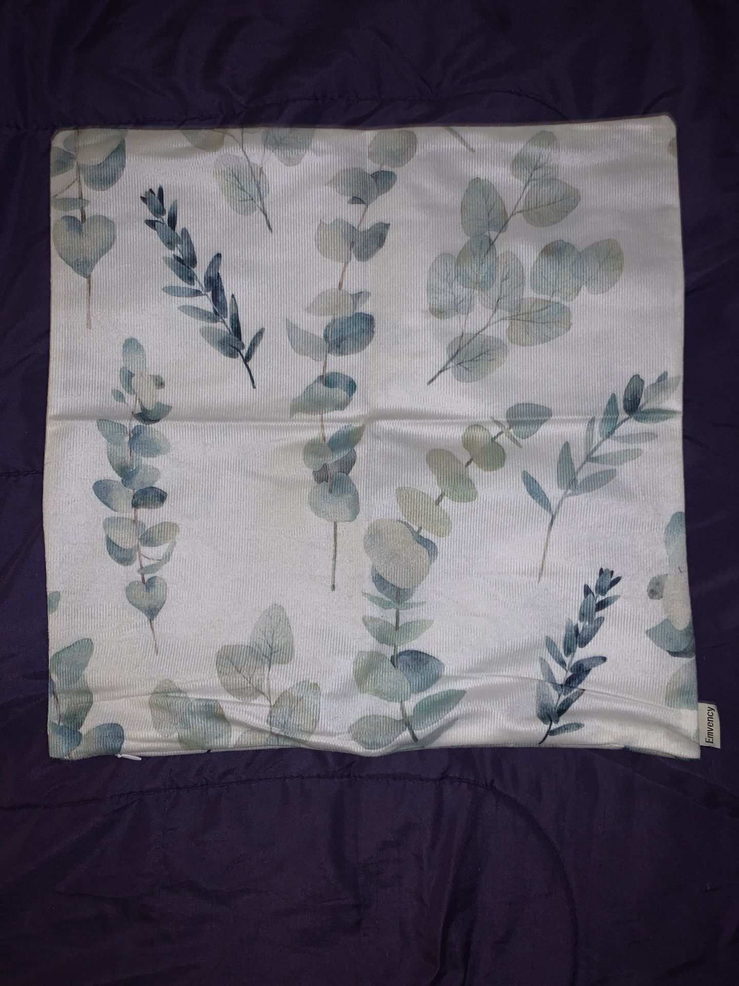 Greenery pillow case