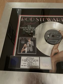 Rod Stewart RIAA award Platinum Record  Thumbnail