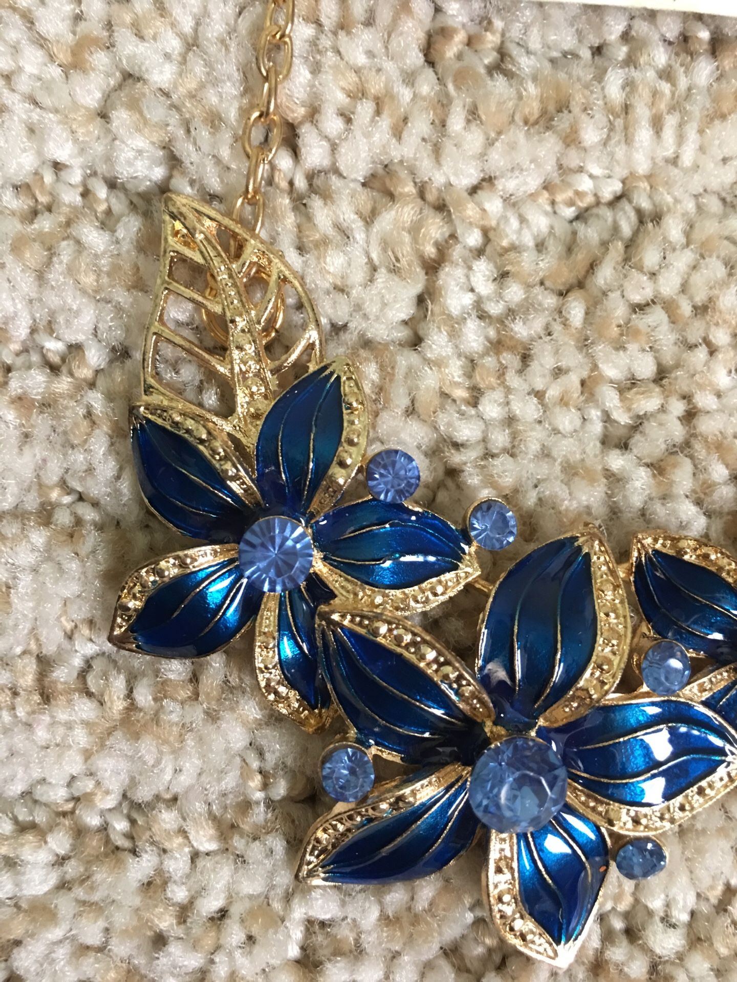 Necklace with earrings