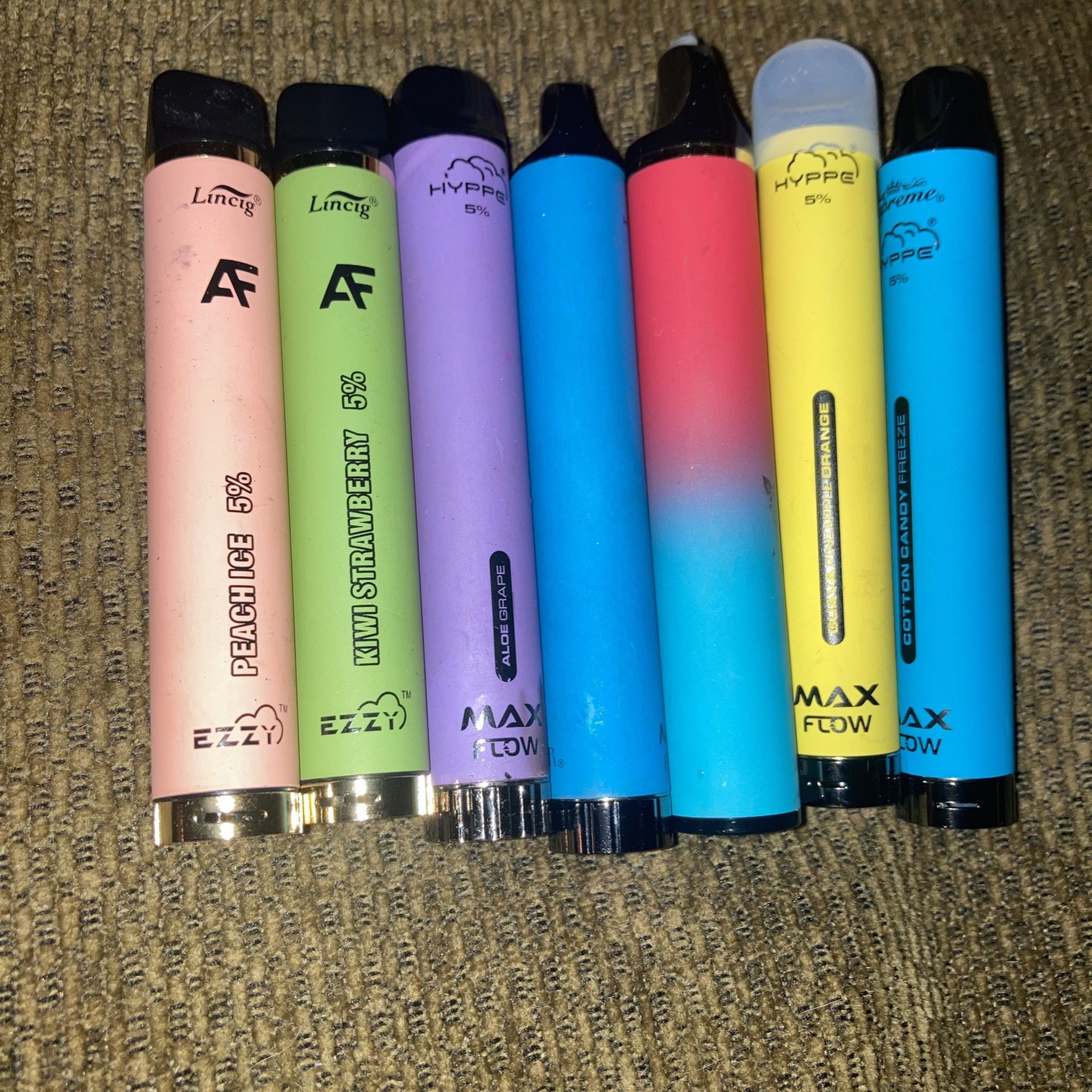 Flavored 5% Nicotine Vapes