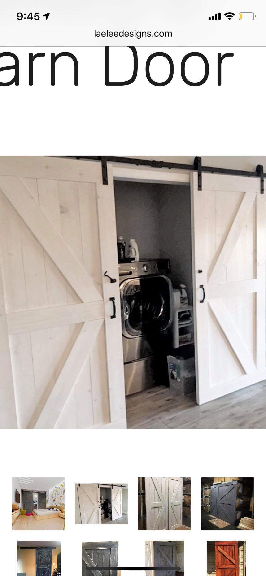 Custom barn doors