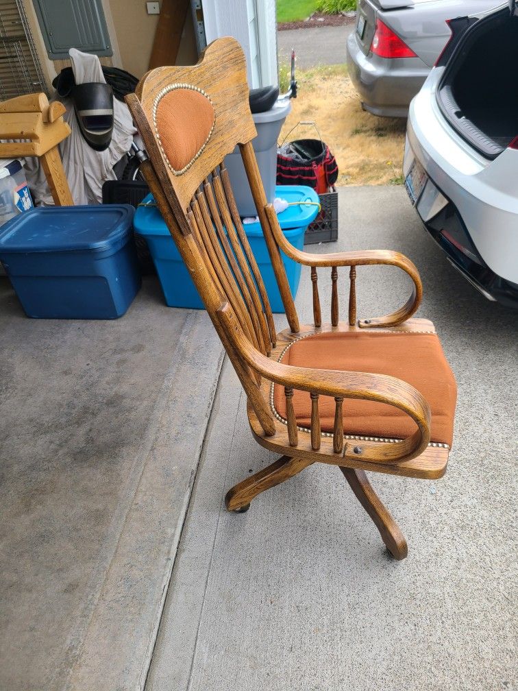 Vintage Oak Office Cair