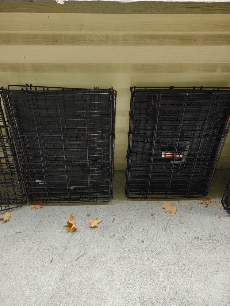 Various Size Folding Dog Crates Starting From $20 & $25, $30