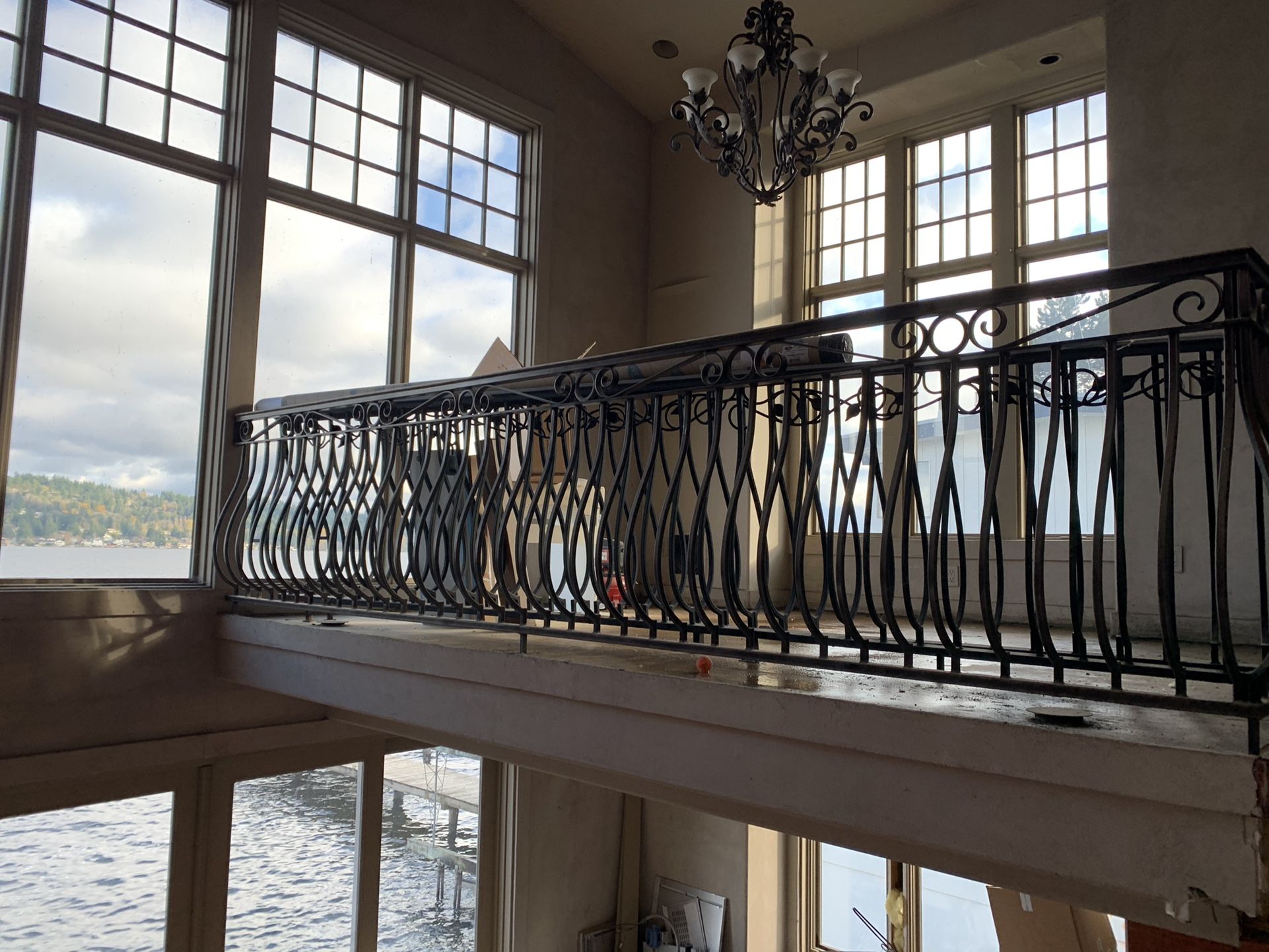 Metal Solid Deck Patio Railing