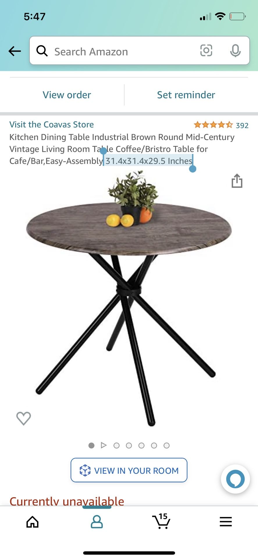 Bistro Table With 4 Chairs