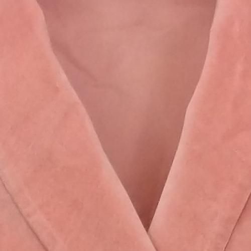 DG2 By Diane Gilman Women's Sz XS Stretch Velvet Open Front Blazer Pink 680567