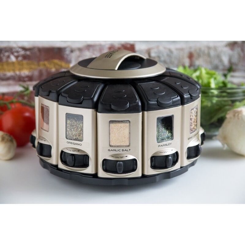 High Quality Spice Carousel Jars & Rack Set